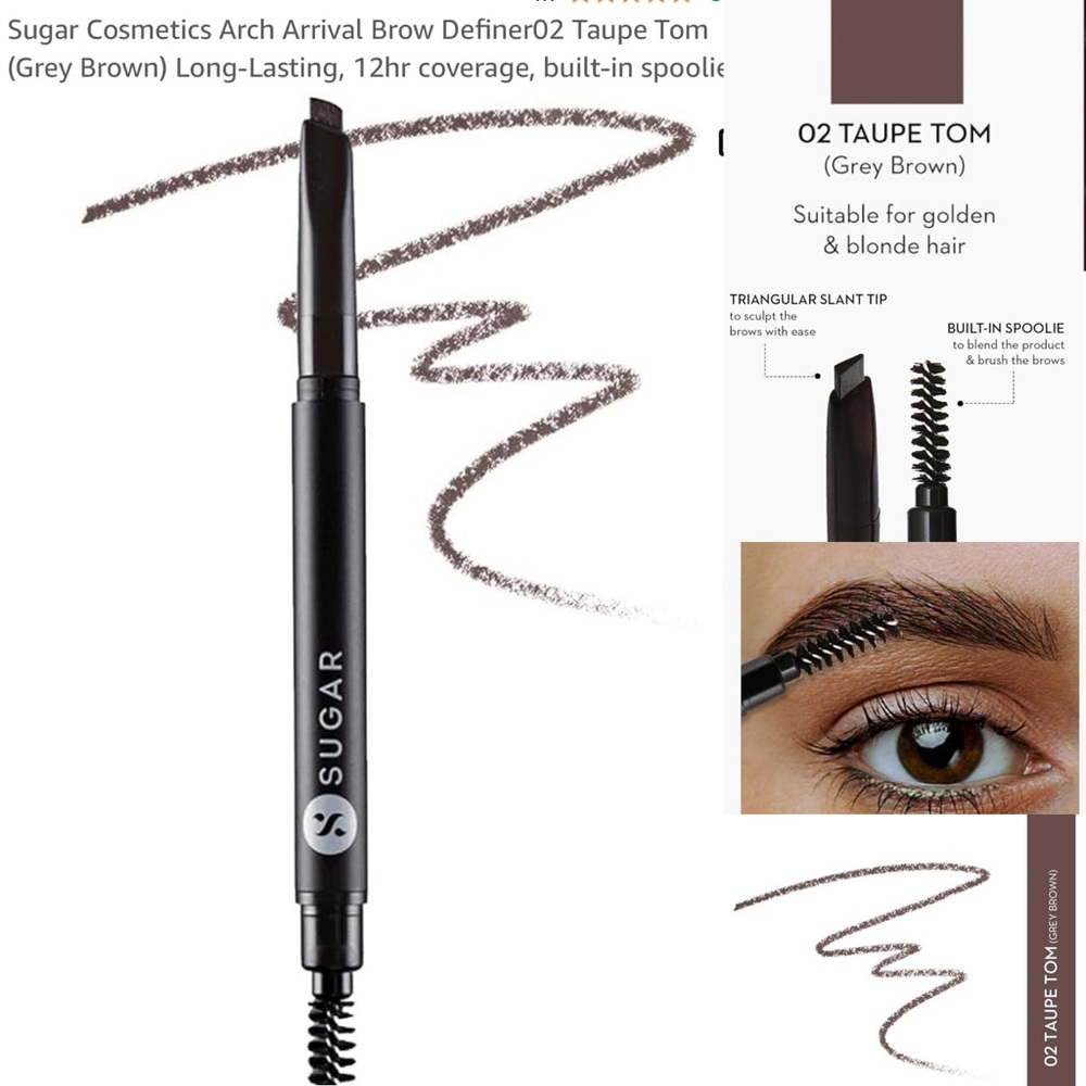 Sugar Arch Arrival Brow Definer in 02 Taupe Tom